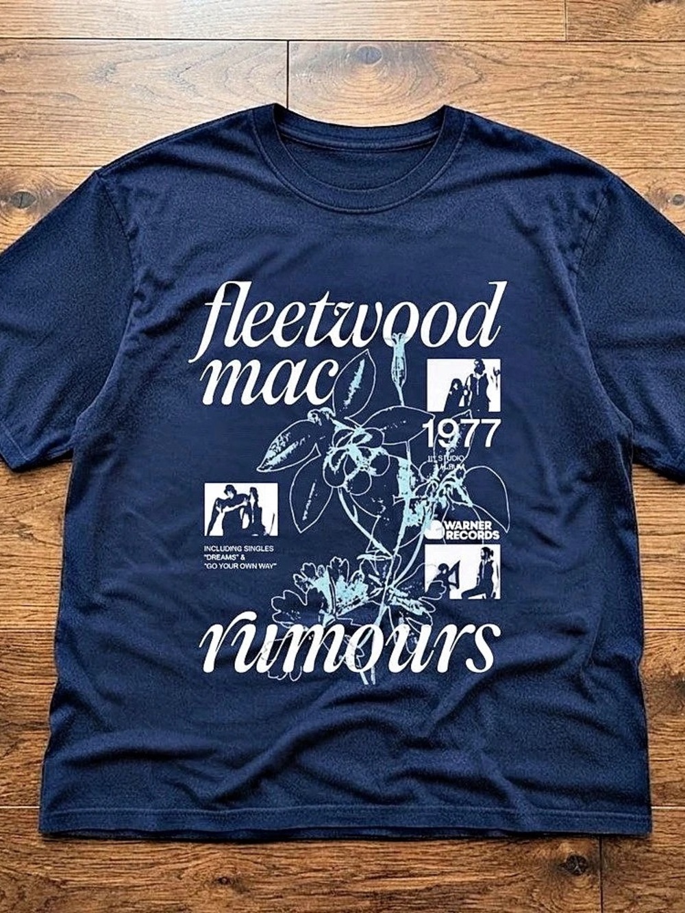 Fleetwood Mac Rumours Graphic Tee in Blue